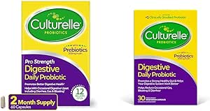 Culturelle Pro Strength Daily Probiotic Digestive Health Capsules 60 Count Daily Probiotic Capsules Digestive Health 30 Count