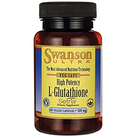 Swanson High Potency L-Glutathione 200 mg 60 Veg Caps