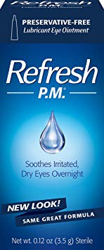 Refresh P.M. Lubricant Eye Ointment, Net wt. 0.12 oz (3.5g) Sterile