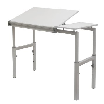 STUDIO DESIGNS Graphix II Workstation - 24in x 36in White/Gray 10211