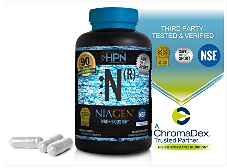 HPN Nicotinamide Riboside Metabolic Repair - 180 capsule VALUE Size - FREE 2 Day Shipping - Patented NAD  Booster with Niagen (Nr) - The Original and Most Trusted Longevity Product