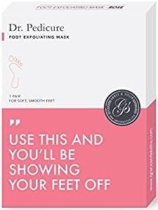 Dr. Pedicure Foot Exfoliation Peeling Mask | BEST Deep Exfoliating Booty Care For Smooth Baby Soft Feet, Dry Dead Skin Natural Treatment, Peel & Repair Rough Heels, Japanese Callus Remover, Odor Eliminator, Soak Socks Spa Booties for Gentle Feet **As seen on Dragons Den** (2 Pairs, Rose)