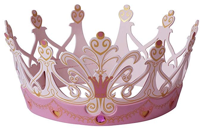 Liontouch 25107LT Queen Rosa Foam Toy Crown For Kids | Part Of A Kid's Costume Line