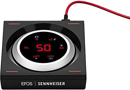 Sennheiser GSX 1200 PRO Audio Amplifier, Black/Red (507080)