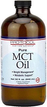 Protocol For Life Balance - MCT Oil - for Weight Management and Metabolic Support - 32 fl. oz. (946 mL)