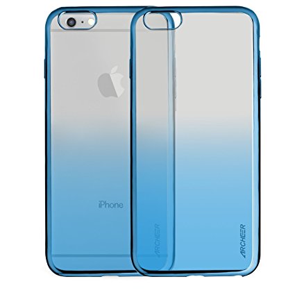 ARCHEER TPU Clear Gradient Ramp Case for iPhone 6 / 6S - Blue