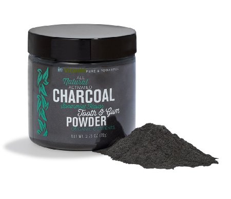 Natural Whitening Tooth and Gum Powder with Activated Charcoal 275oz - Spearmint New Packaging and Flavors