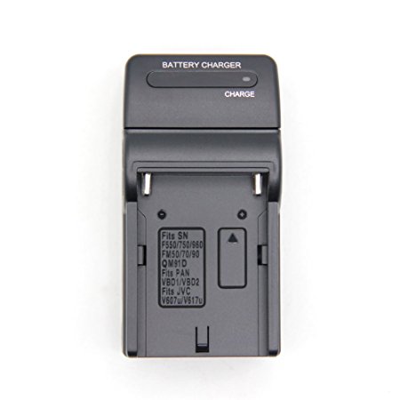 PLOTURE NP-F550 Camera Battery Charger for Sony NP-F330, F530, F570 and Sony Digital Camera CCD-RV100, CCD-RV200, SC5, SC9, TR1, TR940, TR917 and other Use NP-F550 Batteries