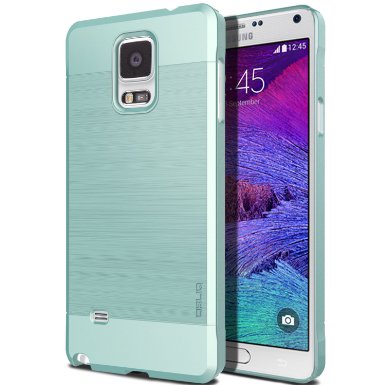 Galaxy Note 4 OBLIQ Slim MetaMetallic Emerald Mint - Thin Slim Fit Bumper Armor Scratch Resist Metallic Finish Dual Layered Heavy Duty Hard Protection Hybrid High Quality Case for Galaxy Note 4