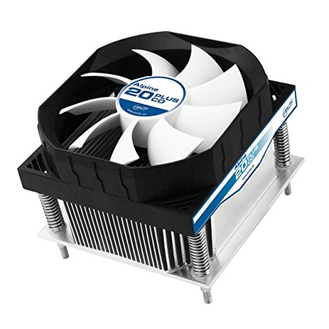 ARCTIC Alpine 20 Plus CO CPU Cooler - Intel LGA2011, 92mm PWM Fan, 24/7 Operation at 24dBA