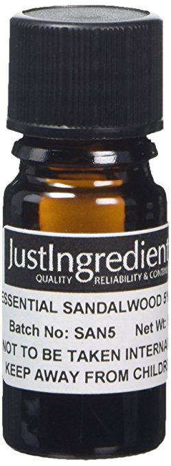 JustIngredients Essential Sandalwood Oil 5 ml