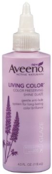 Aveeno Living Color, Color Preserving Shine Glaze, 4 Fl Oz. (Pack of 2)