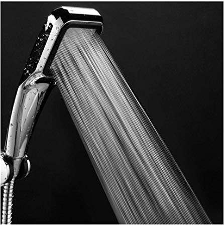 High Pressure Shower Head,Wenini 300 Holes Handheld Showerhead Powerful Boosting Spray Bath Water Saving (A)