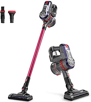 COSTWAY 6-in-1 Cordless Vacuum Cleaner, Lightweight Handheld Stick Vacuum with Brushless Motor, 16KPa Strong Suction, HEPA Filtration, Detachable Lithium Battery, for Deep Clean Home Hard