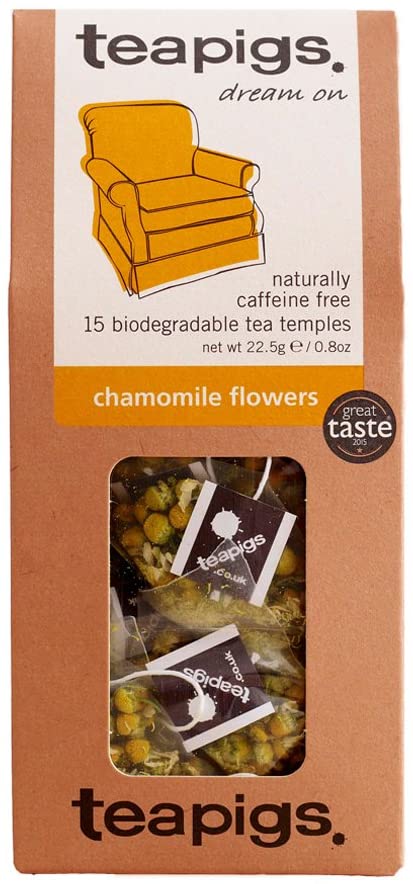 Teapigs Chamomile Flowers Tea Bags, Pack of 15