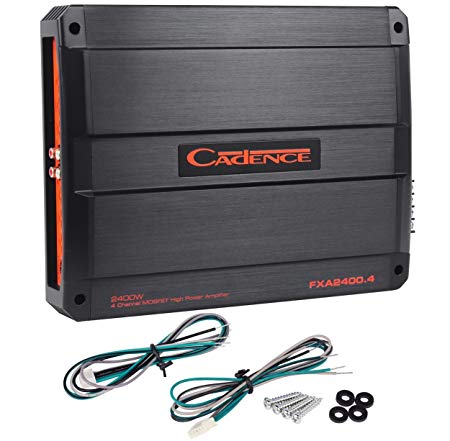 Cadence FXA2400.4 2400 Watt Peak 1200w RMS 4-Channel Car Stereo Amplifier Amp