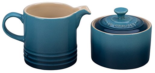 Le Creuset Stoneware Cream and Sugar Set - Marine