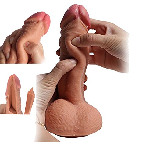 7.9 Inch Realistic Di-l-d0s Made Of Double Layered Silicone Material Based Power Suction Cup