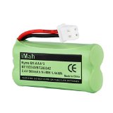 1-Pack iMah Ryme B1 Rechargeable Cordless Phone Battery for BT183342 BT283342 BT166342 BT266342 BT162342 BT262342 2SN-AAA40H-S-X2 2SN-AAA65H-S-X2 VTech CS6114 CS6124 CS6409 CS6419 CS6429 CS6519 CS6649 CS6719 CS6729 CS6829 DS6151 DS6521 DS6601 DS6621 IS7101 IS7121-2 LS6375 IS6100 SN1197 SN6196 ATampT EL52300 EL52200 EL52100 CL80111 TL30100 TL90070 TL90071 DECT 60 Home Handset Telephone