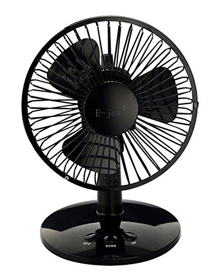Color You 2 Speeds USB Oscillating Fan Portable Table Fan Mini USB Desk Fan - USB / Battery Powered, for Home Office Car Outdoor