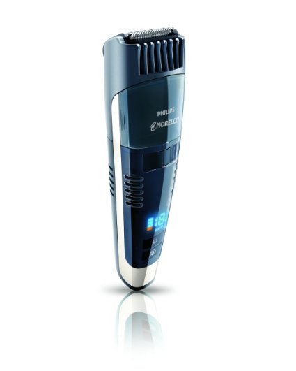 Philips Norelco BeardTrimmer 7300 vacuum trimmer with adjustable length settings Model  QT407041