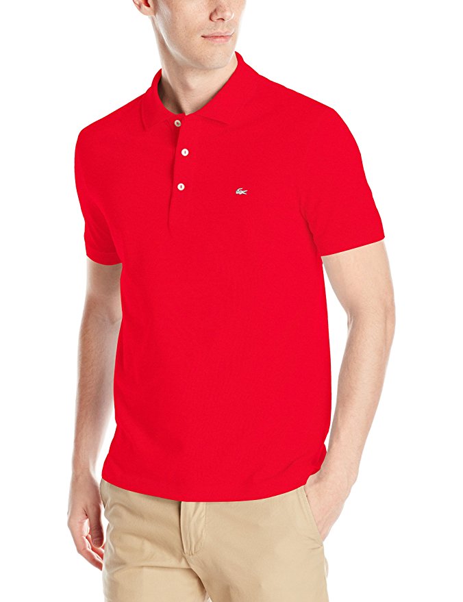 Lacoste Men's Stretch Mini Pique Slim Fit Polo Shirt