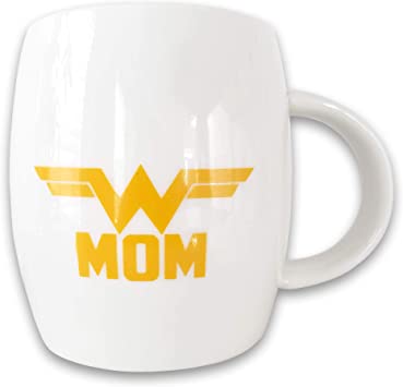 Gift for Mom Mother’s Day, Coffee Mug Set Wine Glass Stemless Tumbler Cup Wife New Mom to be Baby Shower Ideas from Daughter Son Funny Present Birthday Best Friend Women Tea (Wonder Mom Mug)