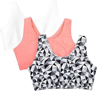 Fruit of the Loom Women's Built Up Tank Style Sports Bra Fashion Colors