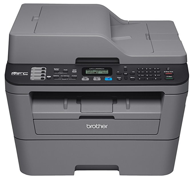 Brother MFC-L2685DW All-in-One Monochrome Laser Printer with Wireless Networking and Duplex Printing,Print- Scan- Copy- Fax