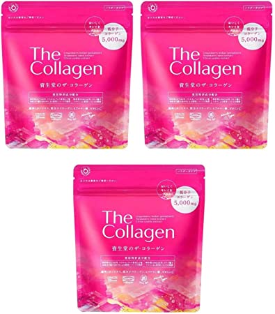 資生堂(Shiseido) The Collagen high Beauty Powder V 126g x 3 Bags 2020 Version