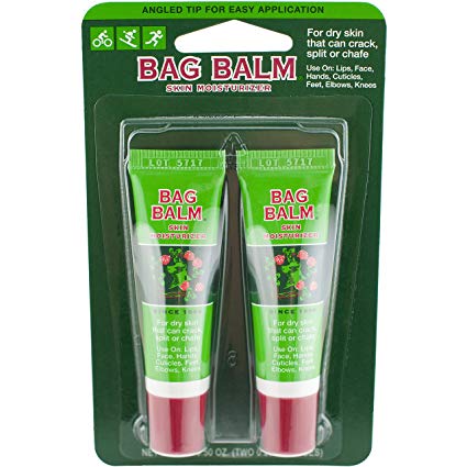 Vermont's Original Bag Balm Skin Moisturizer, 0.25 Ounce Tube (2 Count), Moisturizing Ointment for Dry Skin that can Crack Split or Chafe on Hands Feet Elbows Knees Shoulders and More