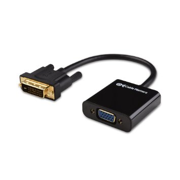Cable Matters Active DVI-D to VGA Male to Female Adapter - 10 Inches