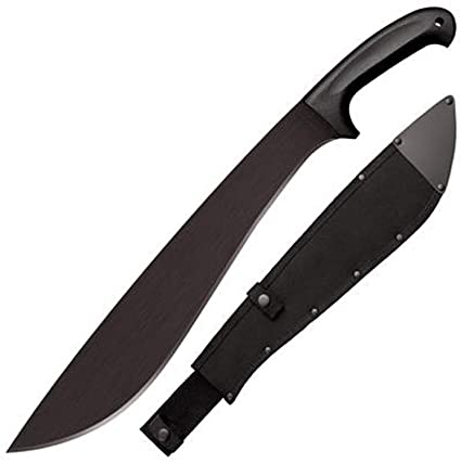 Cold Steel 97JMS Universal Carbon Steel Tactical Jungle Machete with Cor-Ex Sheath, 22 Inch Length, Black