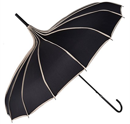 Outgeek Parasol Umbrella Sunshade Stick Umbrella Hook Handle Photo Props