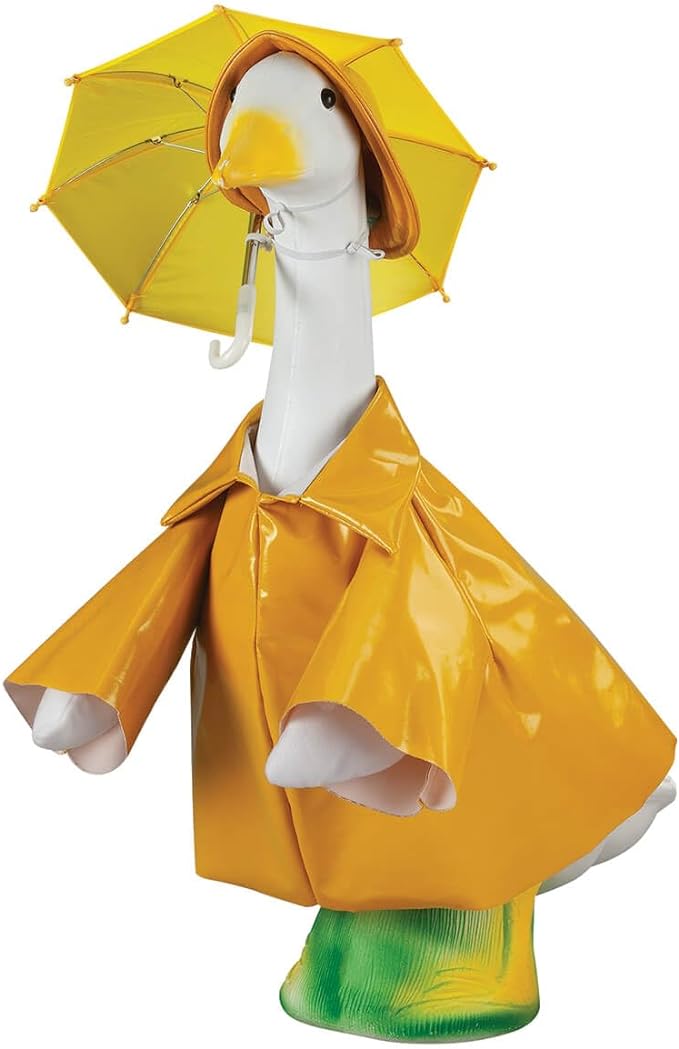 Fox Valley Traders Raincoat Goose Outfit, Crafted with 100% Polyurethane, by GagglevilleTM