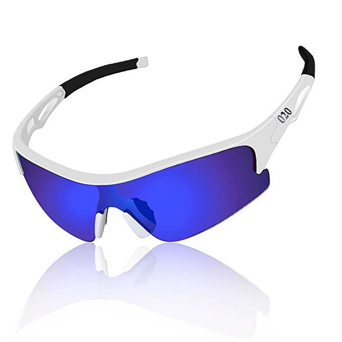 O2O Polarized Sports Sunglasses for Women Men Biking Driving Golf Durable Frame