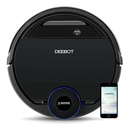 ECOVACS DEEBOT OZMO 930, Smart Robotic Vacuum, for Carpet, Bare Floors, Pet Hair, with Intelligent Mapping, OZMO Mopping Technology, Adaptive Floor Sensing Technology, and Compatible with Alexa