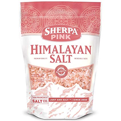 Sherpa Pink Himalayan Salt 25 lb. Coarse Bulk Bag - Ideal for Salt Grinders & Salt Mills
