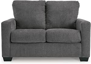 Signature Design by Ashley Rannis Sofa Sleeper Sofabed, 54"W x 40"D x 39"H, Gray