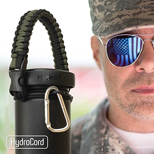Hydro Flask Holder - America's #1 Paracord Handle Attaches to Almost Anything, Now in 16 Colors