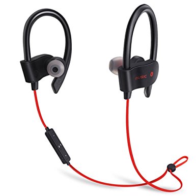 Bluetooth Headphones - Safari Wireless Earbuds for Running Workout Gym or Other Sports with Built-in Mic for Hands Free Calling