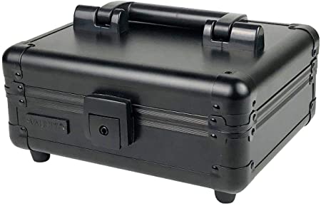 Vaultz Cash Box, 9.8 L x 8 H x 3.75 W inches, Super Tactical Black (VZ00834)