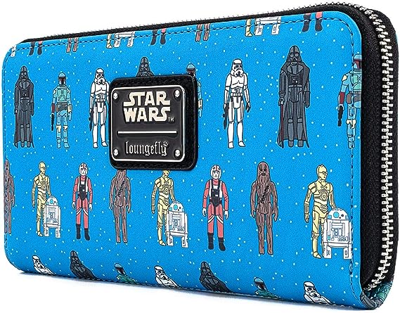 Loungefly Star Wars Action Figure Print Faux Leather Wallet