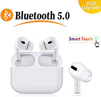 Bluetooth 5.0 Wireless Earbuds 3D Stereo Bluetooth Headphones IPX5 Waterproof Pop-ups Auto Pairing Fast Charging in-Ear Headsets，Compatible with Phone/Android Sports Bluetooth Earbuds