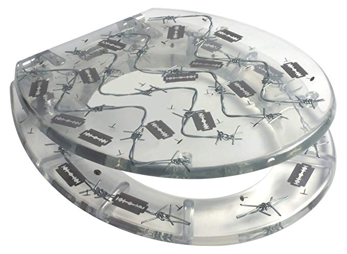Barbed Wire Resin Toilet Seat