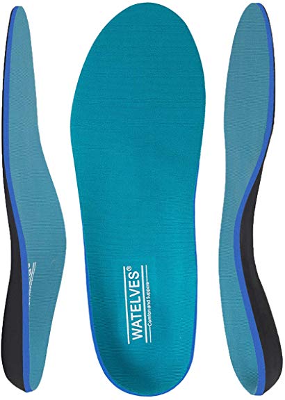 Shoes Insoles-Womens-Mens-Arch-Support Inserts Orthotics Relief Foot Pain for Plantar Fasciitis, Flat Feet