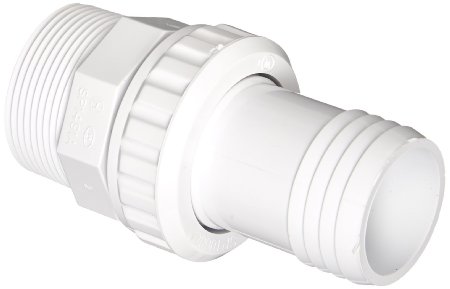 Hayward SP1493 1-1/2-Inch MIP White ABS Quick Disconnect Econo Union with 1-1/2-Inch Hose Barb