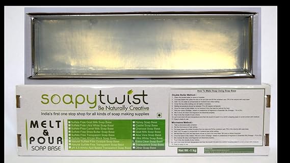 Soapy Twist Extra Clear Melt and Pour Soap Base (1Kg)