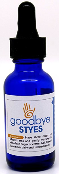 GoodBye Styes All Natural Serum Relief of Symptoms Caused By Chalazion, Blepharitis and Styes
