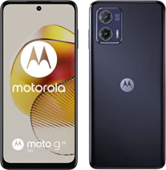 moto g73 5G (6.5" Full HD 120 Hz display, 50 MP camera, Dolby Atmos® stereo speakers, 5000 mAh battery,TubroPower charging, 5G, Octa core processor, android 13, 8/256 GB, dual SIM), Midnight blue.